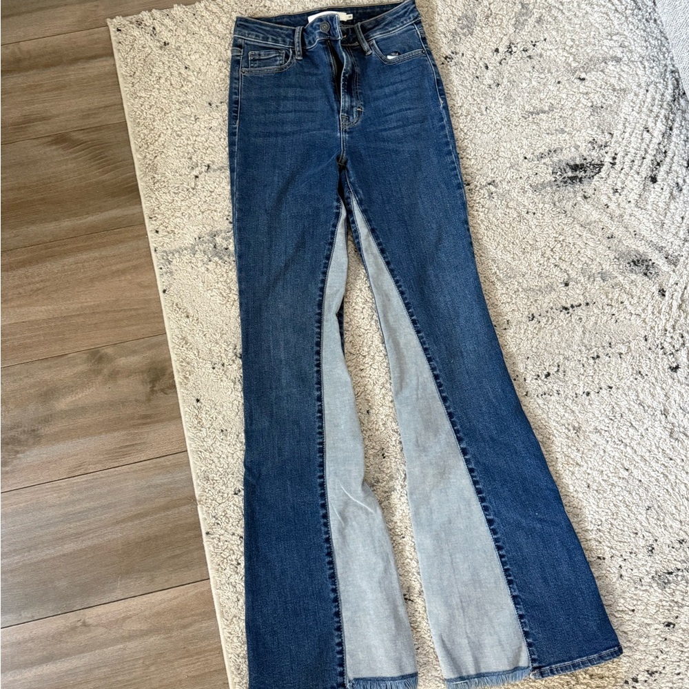 Women's Blue Flare Jeans